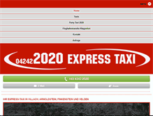 Tablet Screenshot of expresstaxi.at